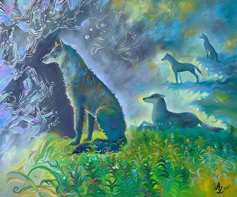 Print of Illustration Animal Paintings by Anita Zotkina