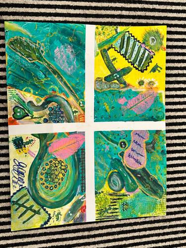 Original Abstract Painting by Arantza Elosua