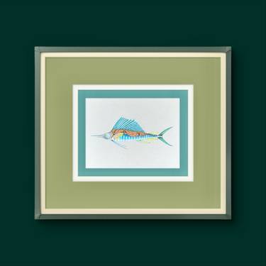 Original Contemporary Animal Mixed Media by Bekzot Kobilov