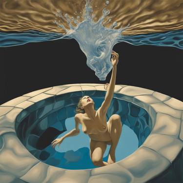 Original Surrealism Abstract Digital by Lazaro Braun