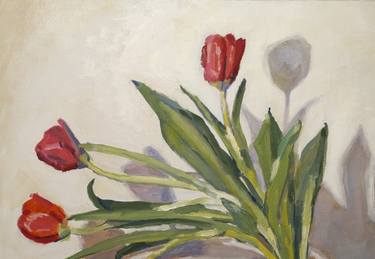 Original Realism Floral Painting by Alex Tsumarev
