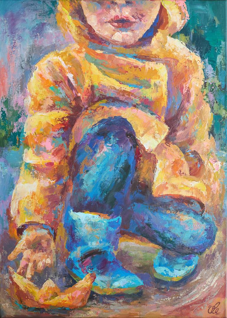 Print of Romanticism Children Paintings by Oleksandra Oliinyk