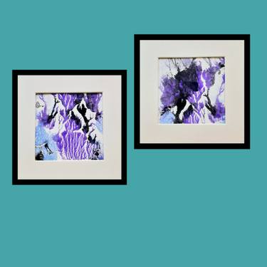 Original Abstract Fantasy Printmaking by Asha Shenoy 