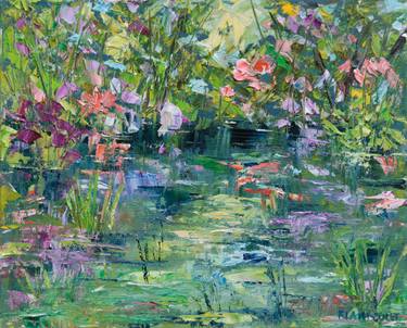 Original Contemporary Landscape Painting by Francoise Lama-Solet