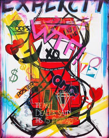 Original Abstract Graffiti Painting by Ara Sassoonian