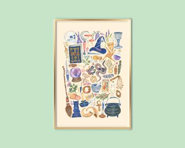 Original Illustration Classical mythology Drawing by Amy Blue