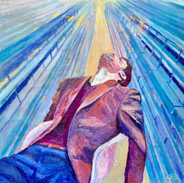 Original Figurative Men Painting by Garegin Protopopov