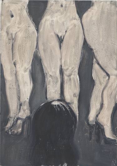 Original Art Nouveau People Painting by Carina Chang