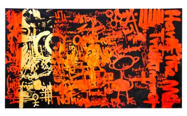 Original Abstract Expressionism Abstract Printmaking by Otuekong Udoebom