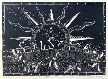 Original Conceptual Fantasy Printmaking by Karen Barry