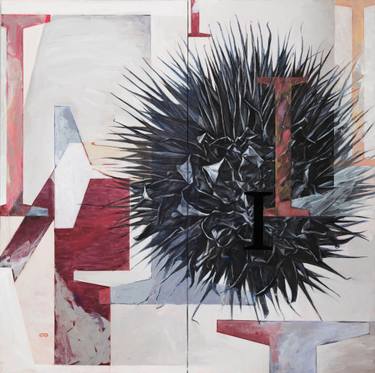 Original Expressionism Botanic Mixed Media by Costin Tuta