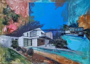 Original Expressionism Architecture Mixed Media by Massimo Garanzini