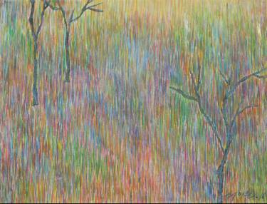 Original Abstract Tree Paintings by E-Eun Seo
