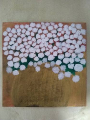 Original Abstract Expressionism Botanic Paintings by Reghina Iseli