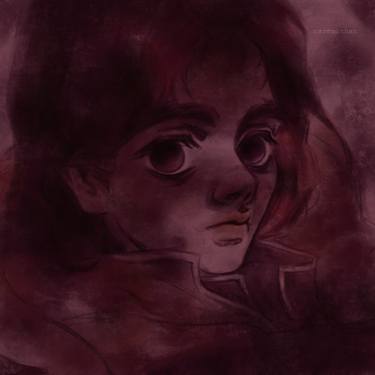 Original Contemporary Portrait Digital by Halyna Yeremiichuk