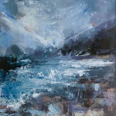Original Abstract Landscape Paintings by Agnieszka Lokaj