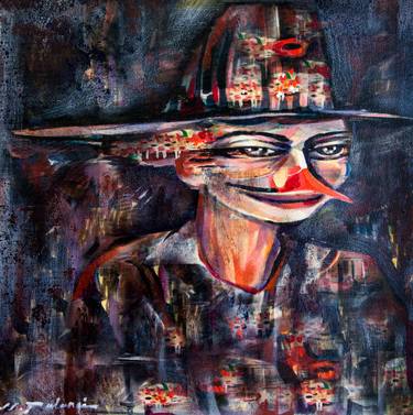 Original Contemporary People Mixed Media by Nasser Palangi
