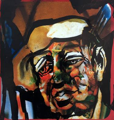 Original Contemporary People Mixed Media by Nasser Palangi
