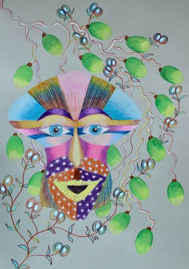 Original Baroque Fantasy Drawings by Isabelle Camarrieu