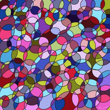 Original Contemporary Abstract Digital by Catherine Newman