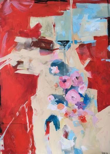 Original Abstract Expressionism Abstract Paintings by Polina Goldstein