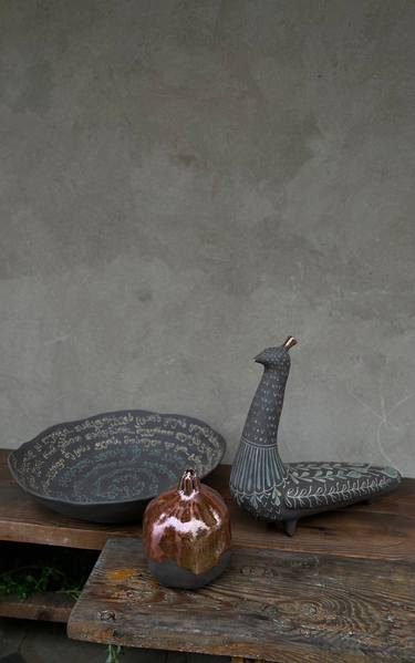 Original Art Deco Animal Sculpture by Aisha Yusupova