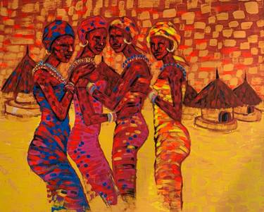Print of Contemporary Education Mixed Media by Veronica Nabbosa