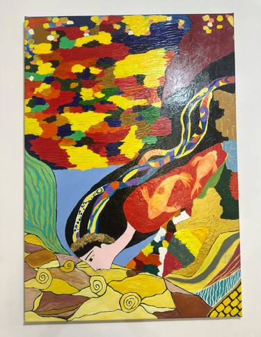 Original Abstract Expressionism Abstract Painting by Eunoia Dane