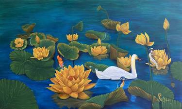 Original Realism Nature Painting by Art By Huma