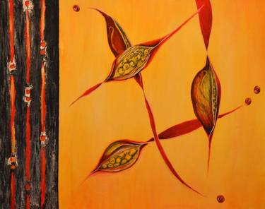 Original Abstract Still Life Mixed Media by Margot Harms