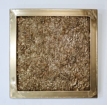 Original Abstract Landscape Sculpture by Luis Aquino