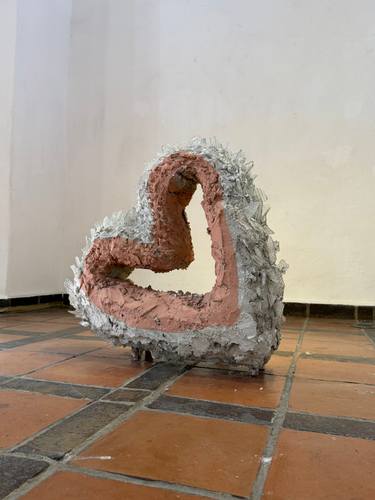 Original Abstract Expressionism Abstract Sculpture by Luis Aquino