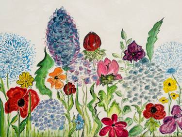 Original Conceptual Floral Paintings by Violeta Allaberdieva