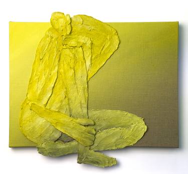 Original Abstract People Mixed Media by Seonwook Park