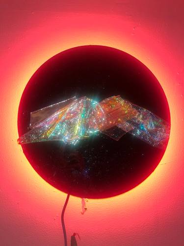 Original Contemporary Outer Space Mixed Media by Tory Dipietro