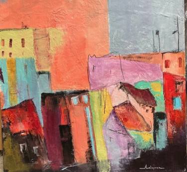 Original Abstract Expressionism Home Paintings by Anne Marie Lateyron