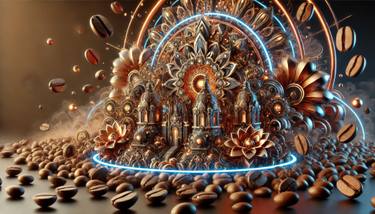Print of Algorithmic Architecture Digital by Oleh Zhyntychka