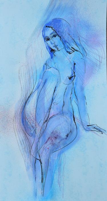 Original Classicism Body Mixed Media by Anna Skorko