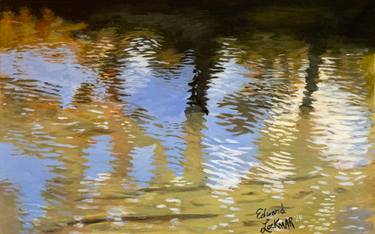 Original Impressionism Water Painting by Edward Lockmar