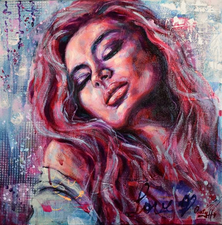 Original Abstract Expressionism Women Paintings by Natalia Heredia