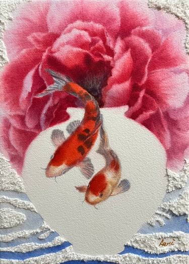 Original Contemporary Fish Paintings by Sung Ae Ri