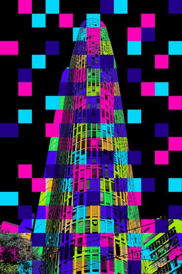 Original Abstract Expressionism Architecture Photography by Sergio Luiz Cerezer Benetti