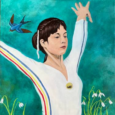Original Fine Art Portrait Paintings by Isabelle Chartrand