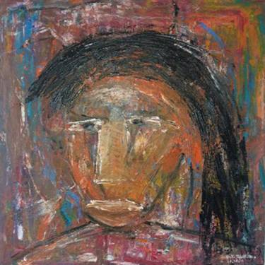 Original Realism Women Painting by Aloka Bandara