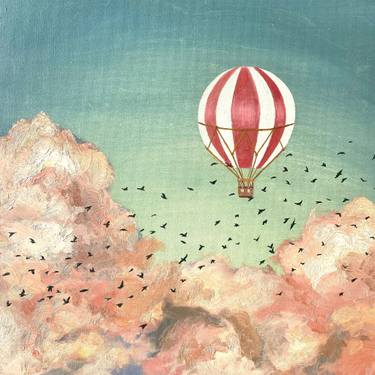 Original Impressionism Aerial Paintings by Inna Kalina