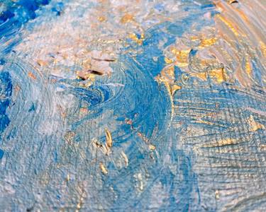Original Abstract Expressionism Seascape Drawings by Hiroki Ogata