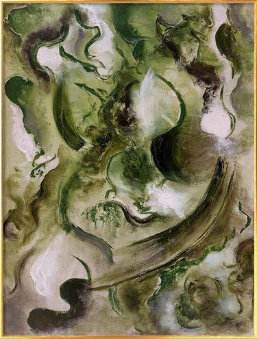 Original Abstract Expressionism Abstract Painting by Ishwarya Ravi