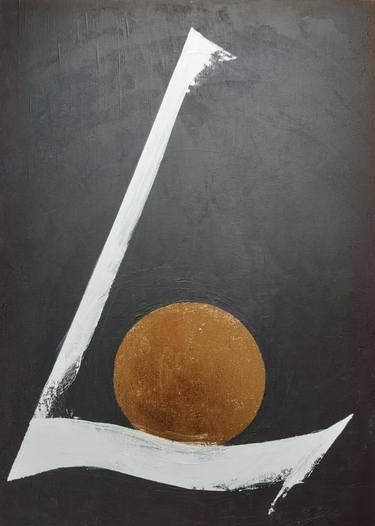 Original Art Deco Abstract Painting by Liubov Krainyk