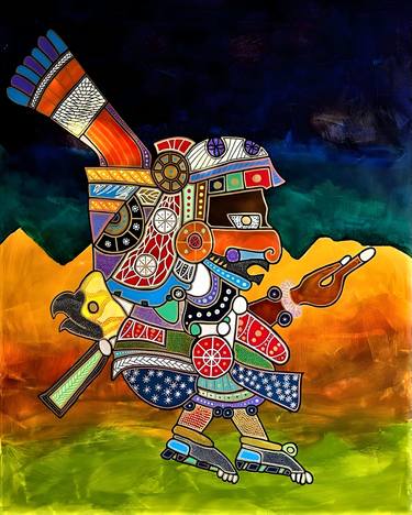 Print of Abstract Expressionism Abstract Mixed Media by Timos Tim