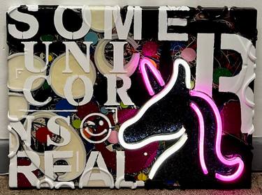 Original Contemporary Fantasy Mixed Media by Cassidy Barnes